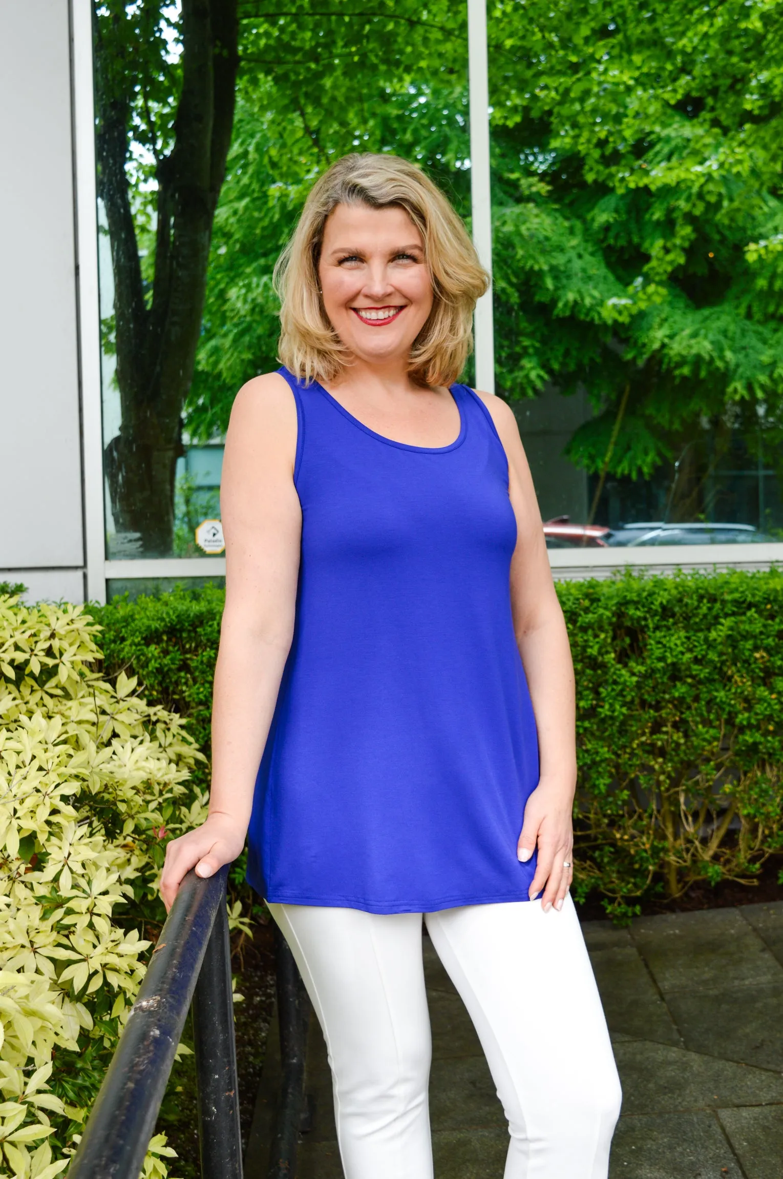 Relaxed Tank, Violet, Bamboo - Final Sale sold by Blue Sky product image thumbnail 2