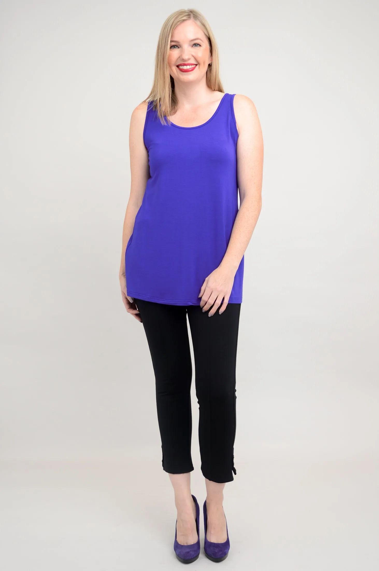 Relaxed Tank, Violet, Bamboo - Final Sale sold by Blue Sky product image thumbnail 5