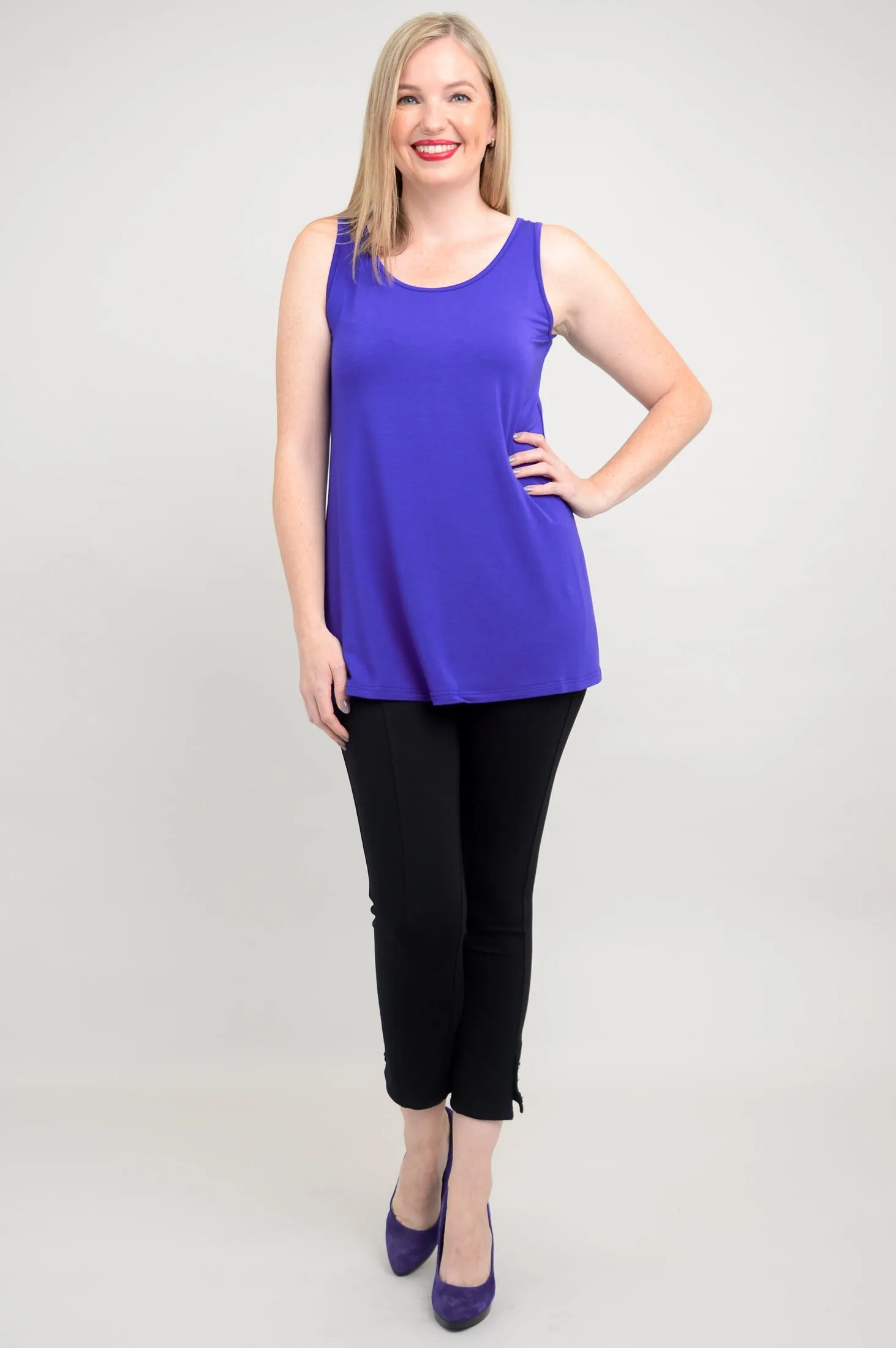 Relaxed Tank, Violet, Bamboo - Final Sale sold by Blue Sky product image thumbnail 3