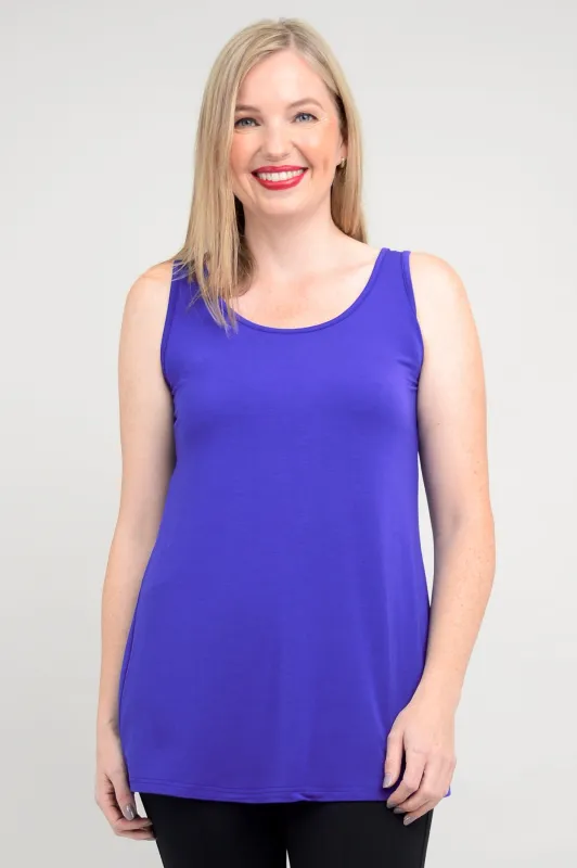 Relaxed Tank, Violet, Bamboo - Final Sale sold by Blue Sky