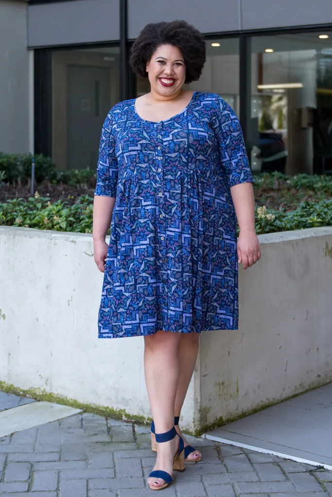 Nelly 3/4 Sleeve Dress, Motoca, Bamboo sold by Blue Sky product image thumbnail 2