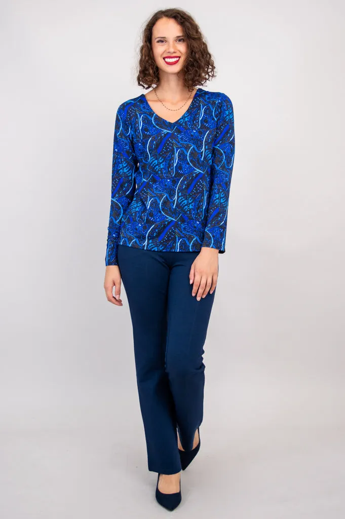 Mia Long Sleeve, Ancient Dot, Bamboo - Final Sale sold by Blue Sky product image thumbnail 3