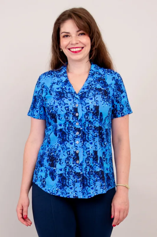 Samantha Top, Canopy, Bamboo Linen- Final Sale sold by Blue Sky
