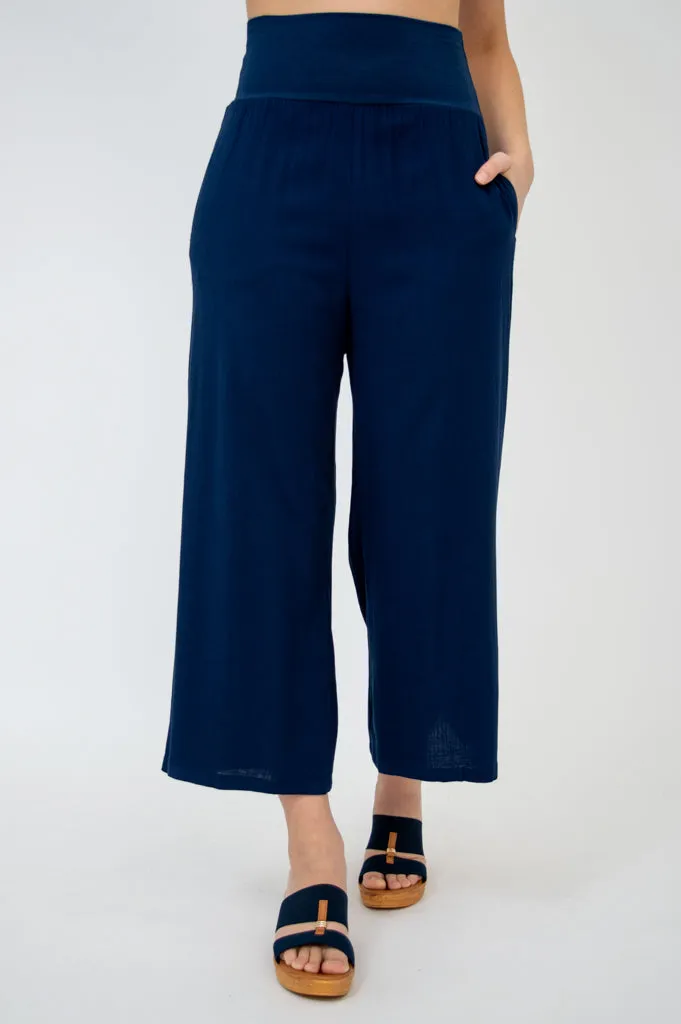 Landon Capri, Indigo, Linen Bamboo sold by Blue Sky product image thumbnail 3