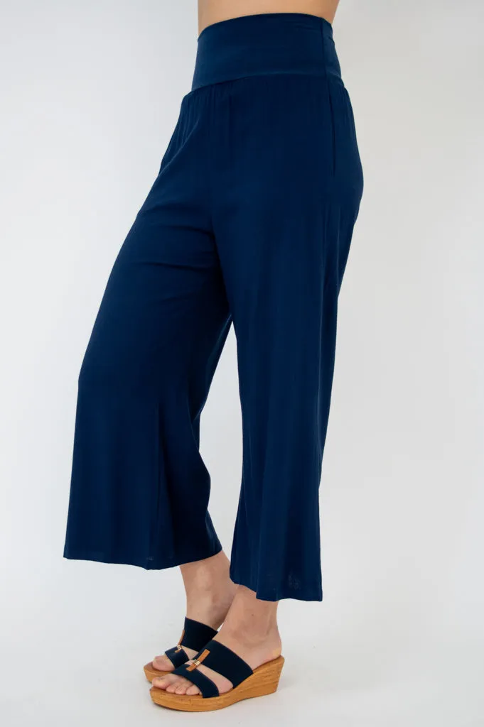 Landon Capri, Indigo, Linen Bamboo sold by Blue Sky product image thumbnail 4
