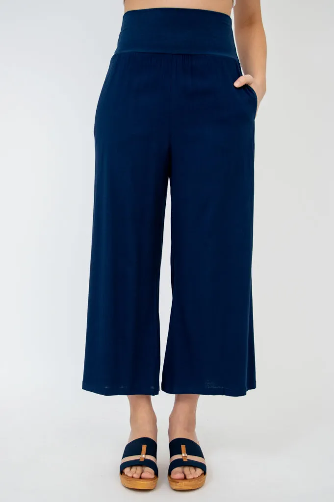Landon Capri, Indigo, Linen Bamboo sold by Blue Sky product image thumbnail 5