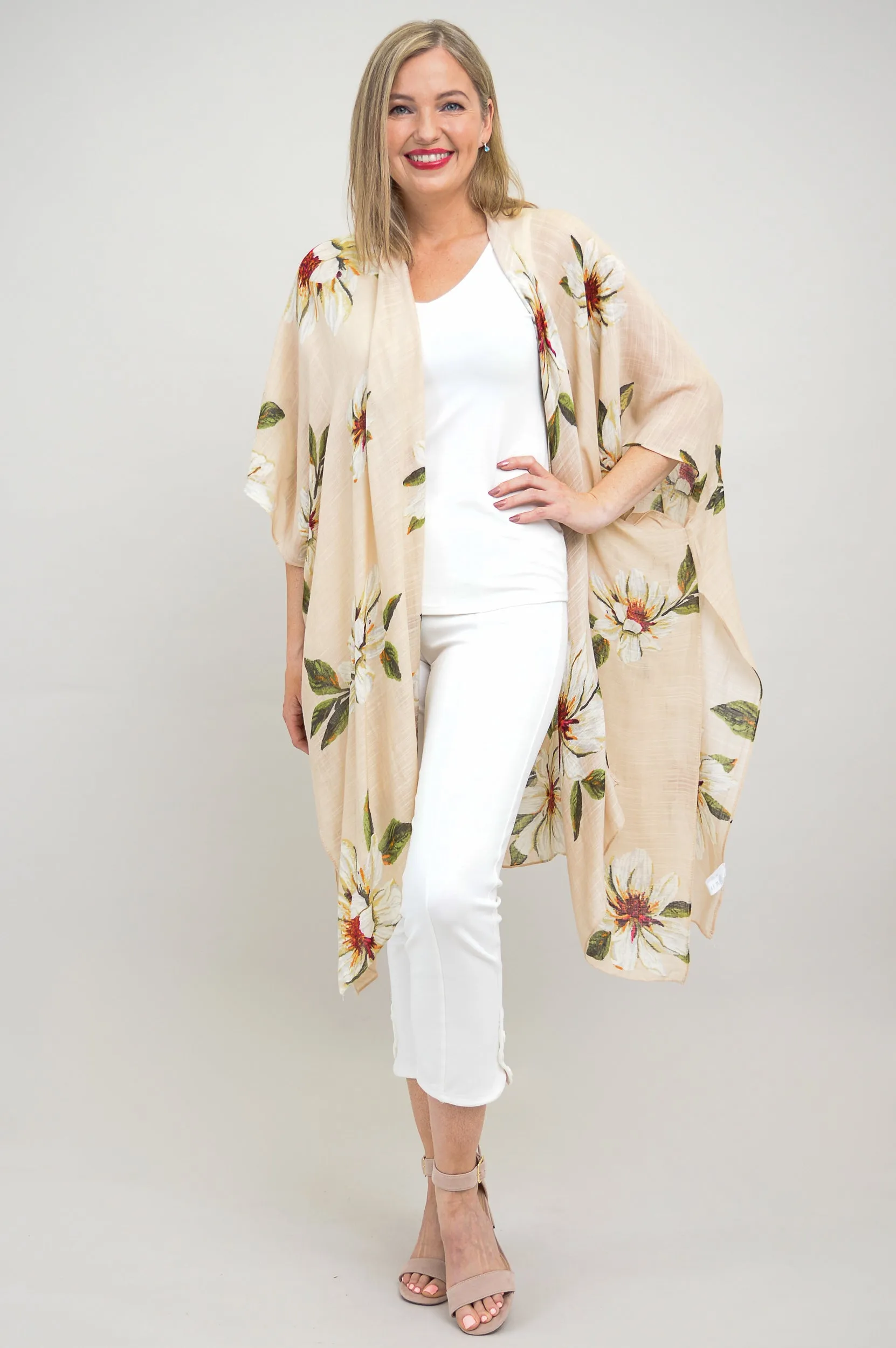 Darcy, Sand Floral, One Size sold by Blue Sky product image thumbnail 2