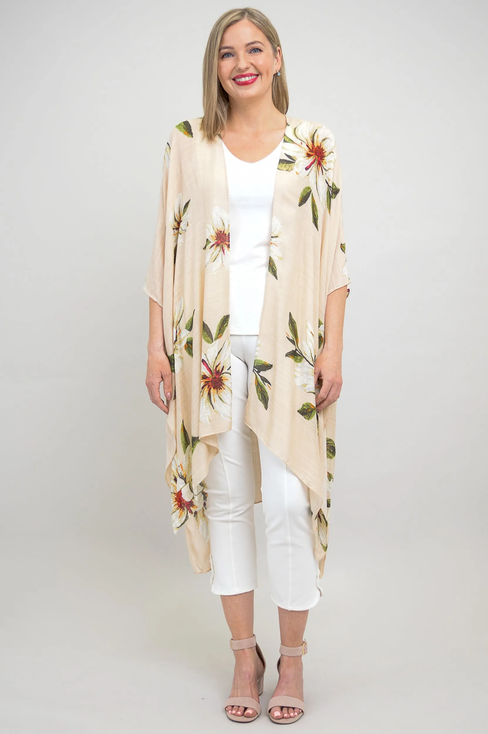 Darcy, Sand Floral, One Size sold by Blue Sky