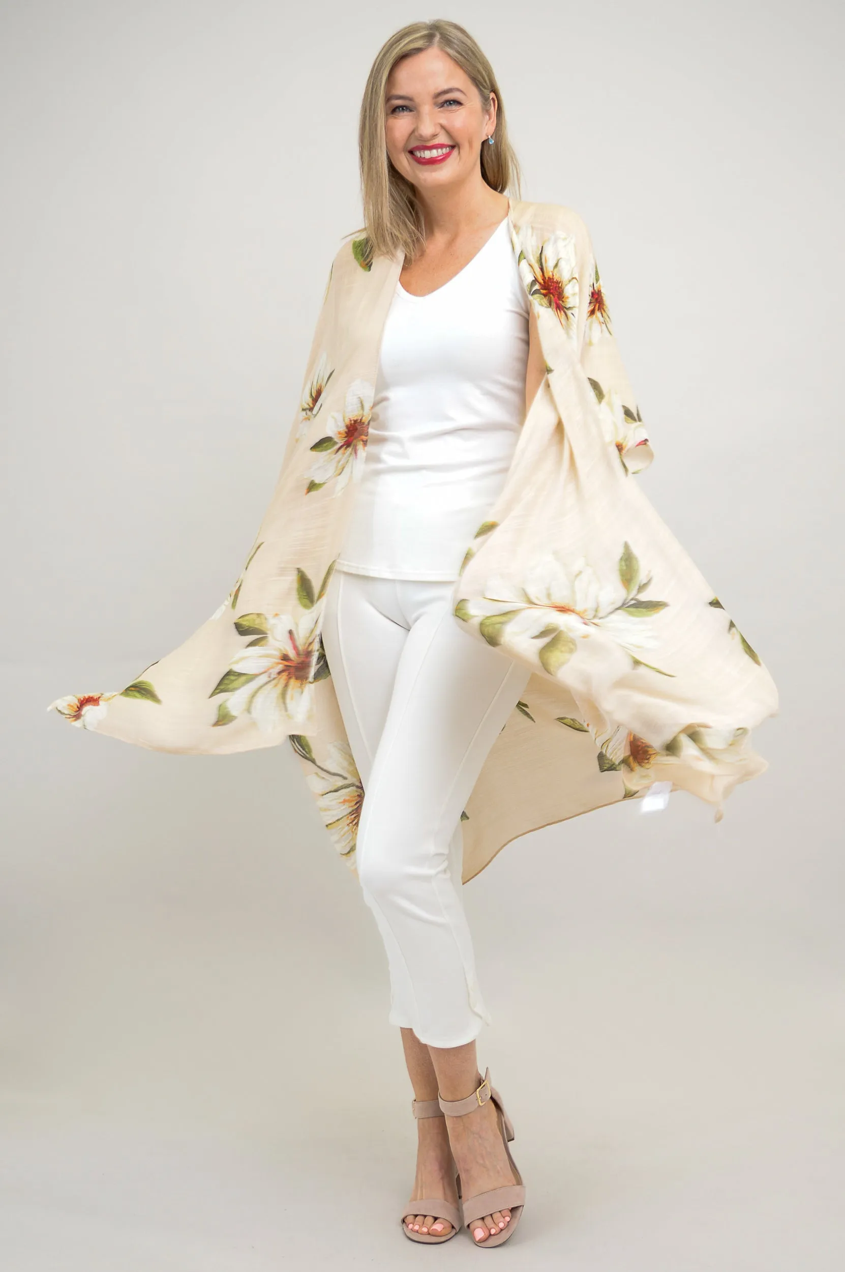 Darcy, Sand Floral, One Size sold by Blue Sky product image thumbnail 3