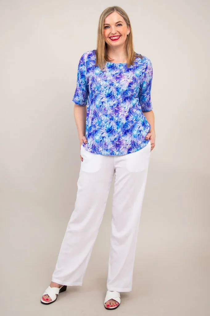 Liza Top, Dotty, Linen Bamboo- Final Sale sold by Blue Sky product image thumbnail 3