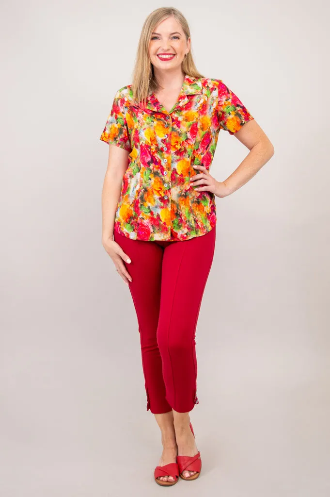 Samantha S/S Top, Jolina, Linen Bamboo sold by Blue Sky product image thumbnail 3