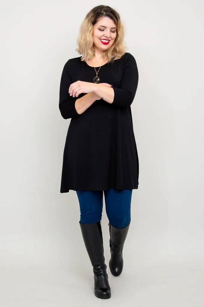 Perfect Tunic, Black, Bamboo sold by Blue Sky product image thumbnail 3
