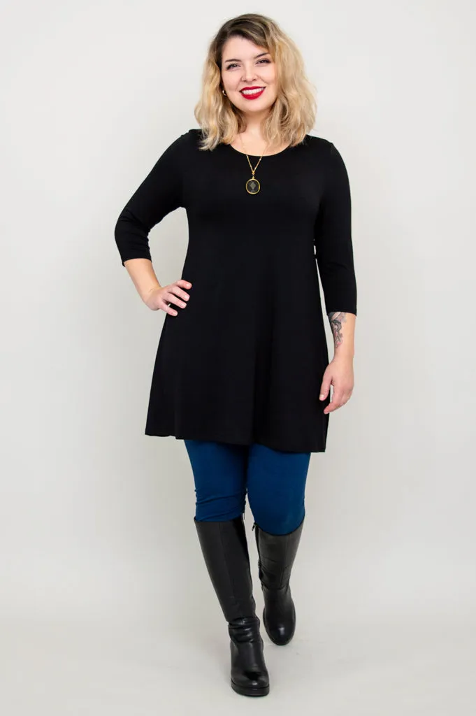 Perfect Tunic, Black, Bamboo sold by Blue Sky product image thumbnail 2