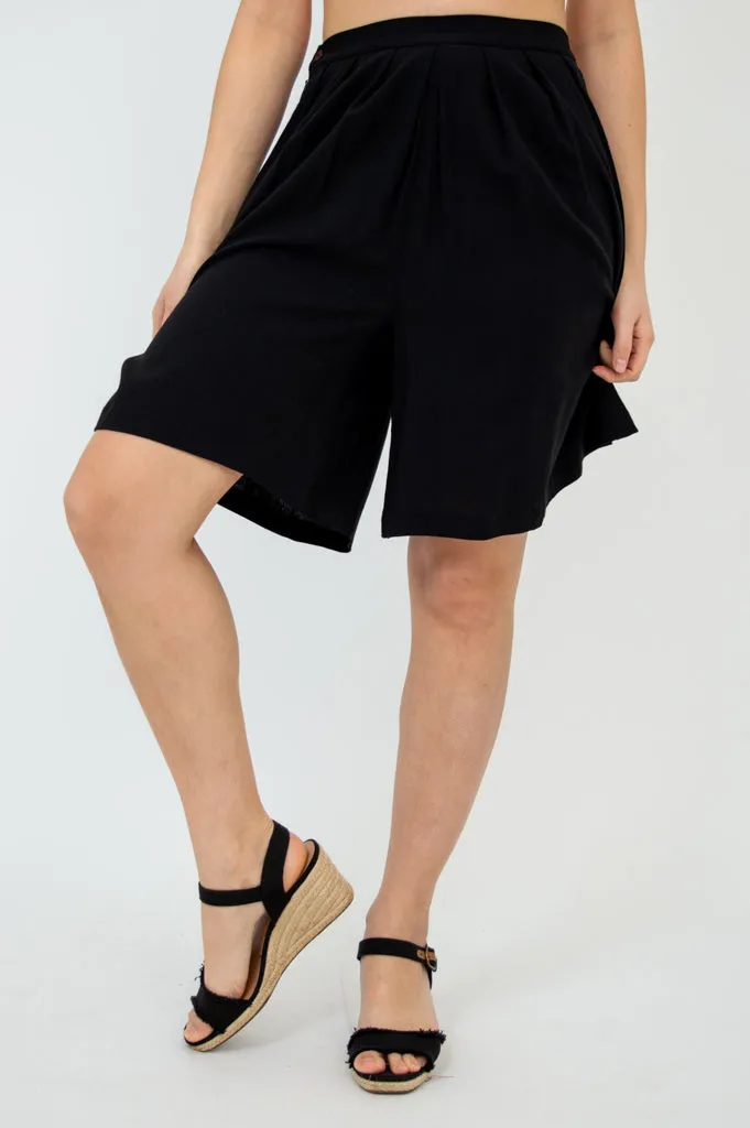 Betty Shorts, Black, Linen Bamboo sold by Blue Sky product image thumbnail 2