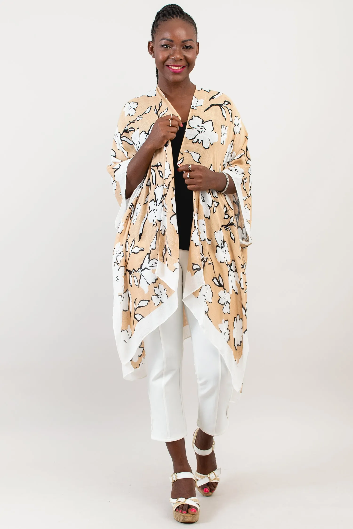 Darcy, Taupe Bloom, One Size sold by Blue Sky product image thumbnail 4