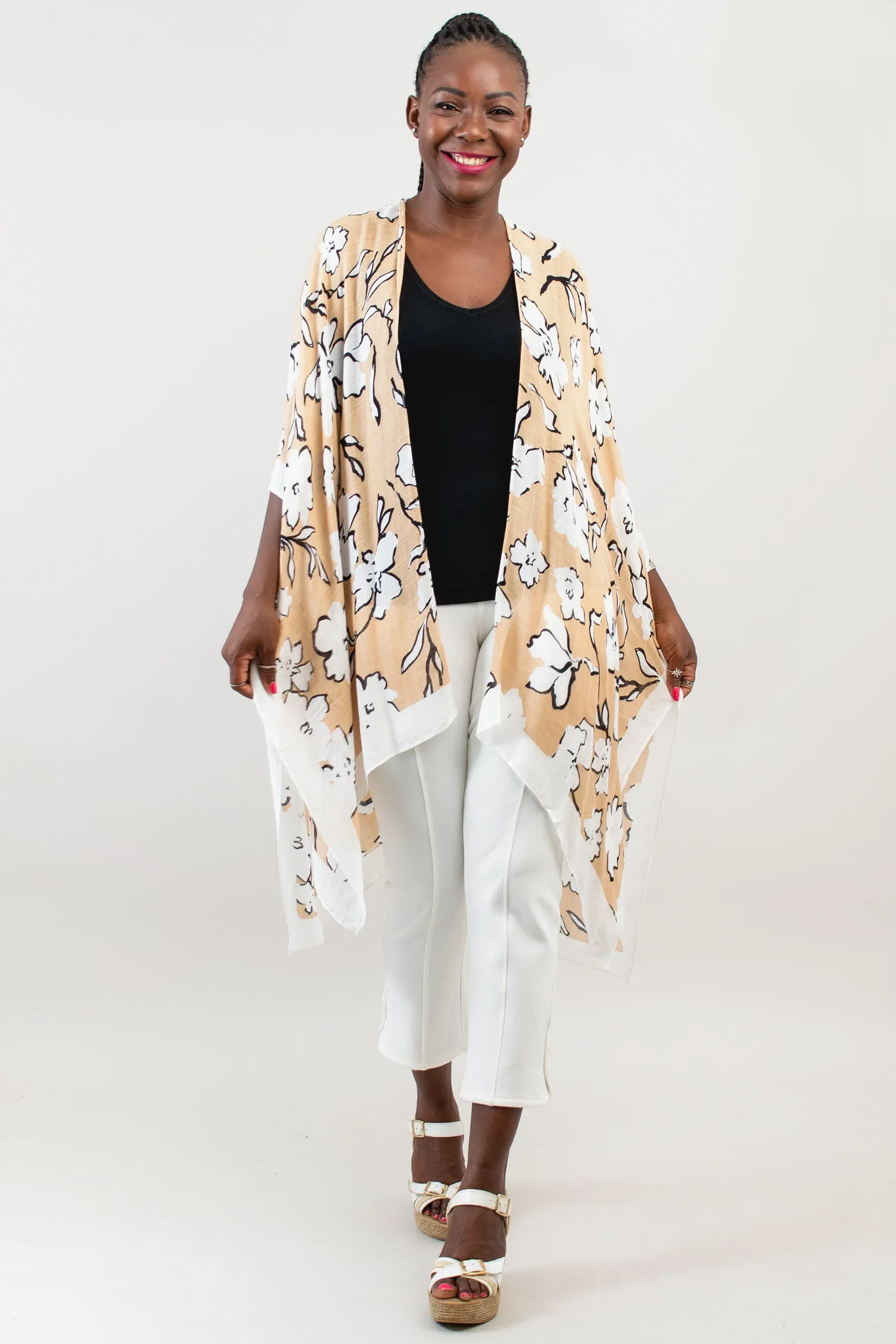 Darcy, Taupe Bloom, One Size sold by Blue Sky product image thumbnail 5