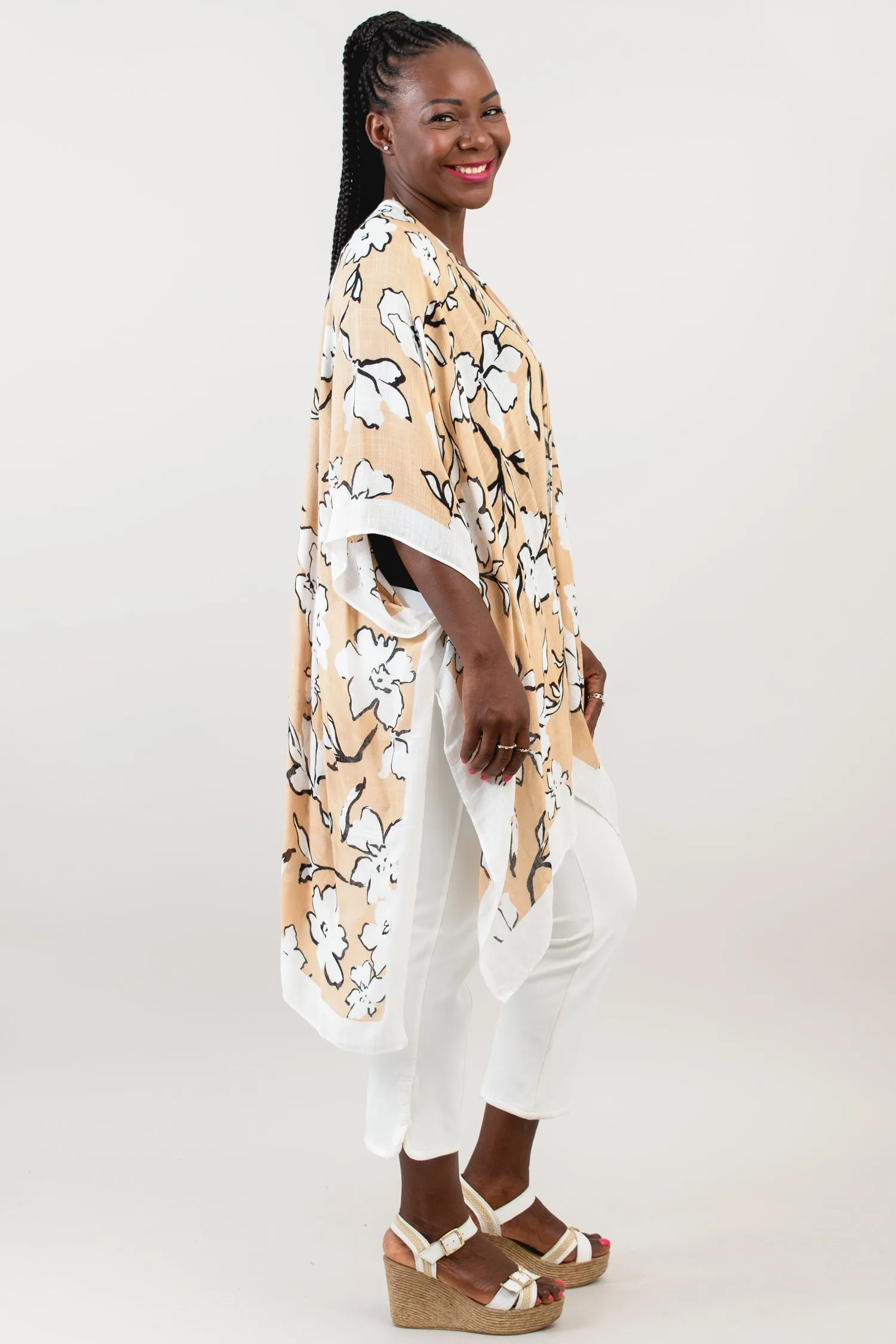 Darcy, Taupe Bloom, One Size sold by Blue Sky product image thumbnail 2