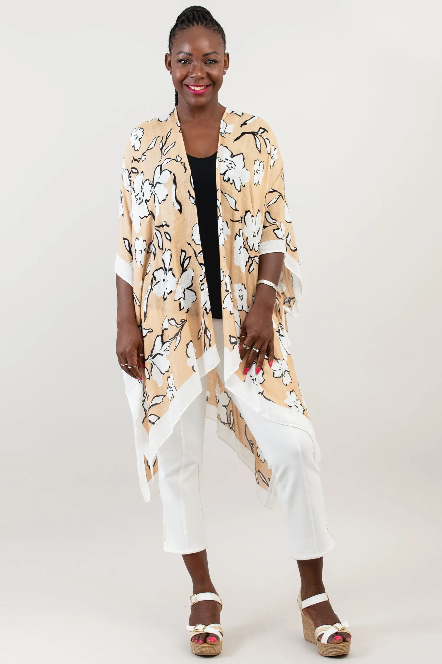 Darcy, Taupe Bloom, One Size sold by Blue Sky