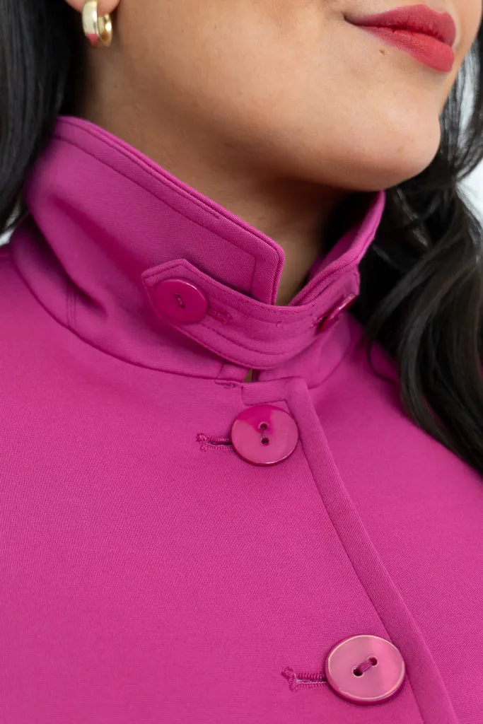 Tulip Jacket, Magenta, Modal sold by Blue Sky product image thumbnail 4