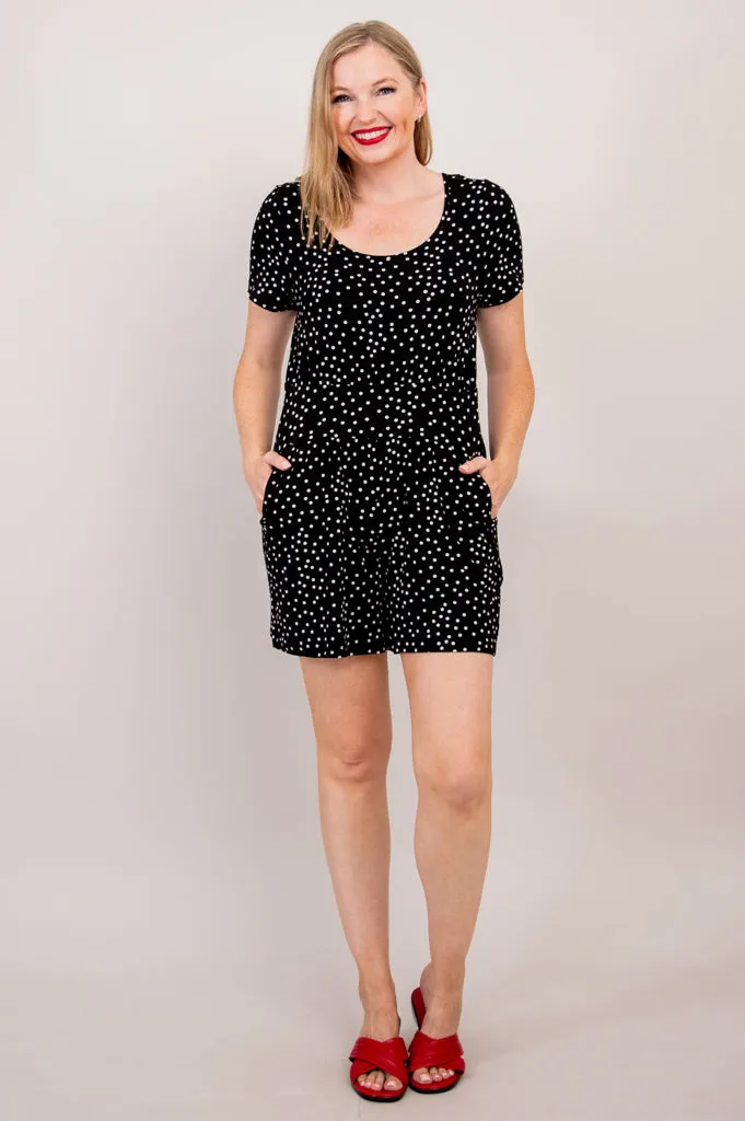 Jolin Romper, Polka, Bamboo- Final Sale sold by Blue Sky product image thumbnail 4