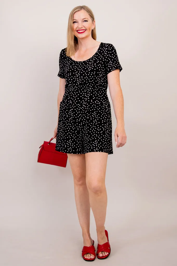 Jolin Romper, Polka, Bamboo- Final Sale sold by Blue Sky product image thumbnail 5