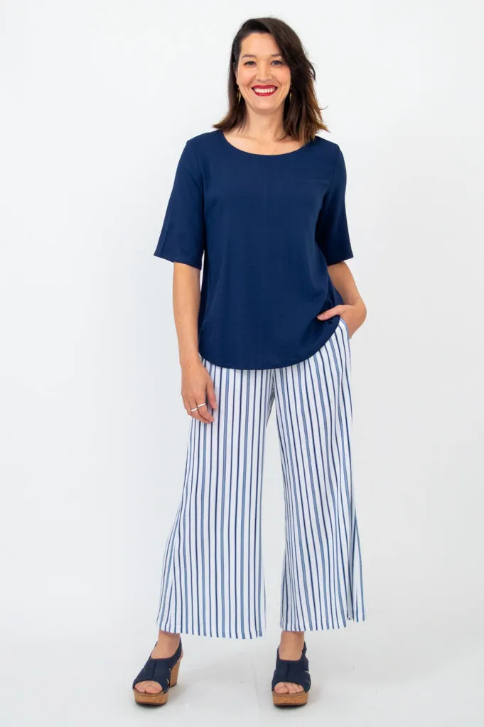 Liza Top, Indigo, Linen Bamboo sold by Blue Sky product image thumbnail 2