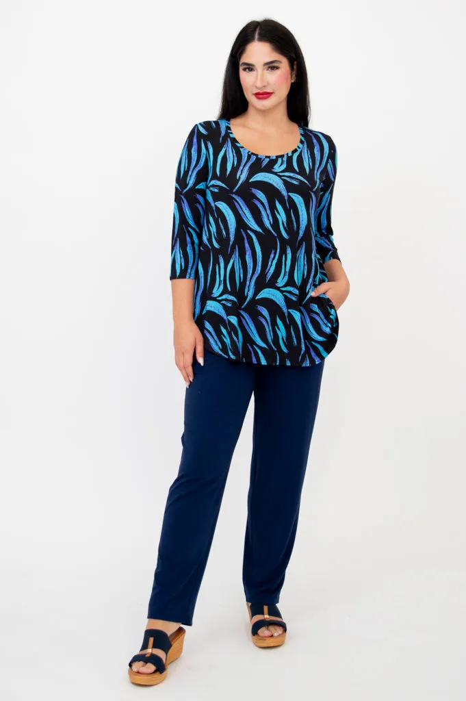 Jazz 3/4 Slv Top, Cubana, Bamboo sold by Blue Sky product image thumbnail 3