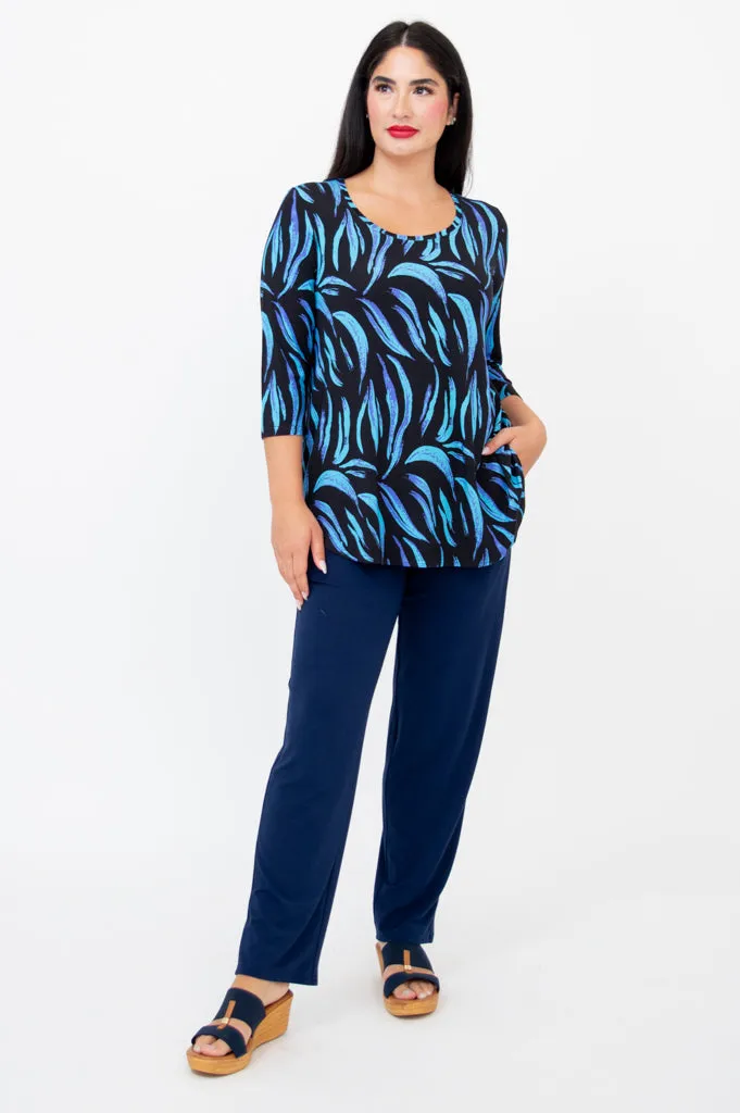 Jazz 3/4 Slv Top, Cubana, Bamboo sold by Blue Sky product image thumbnail 4