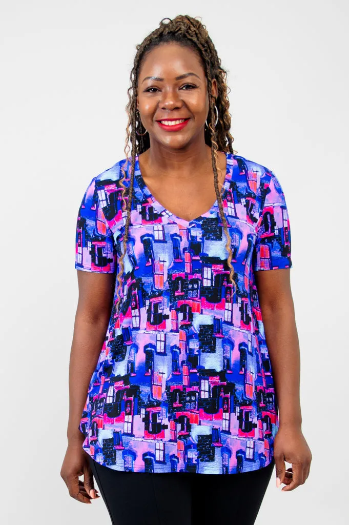 Jackie S/S Top, Victoria, Bamboo sold by Blue Sky