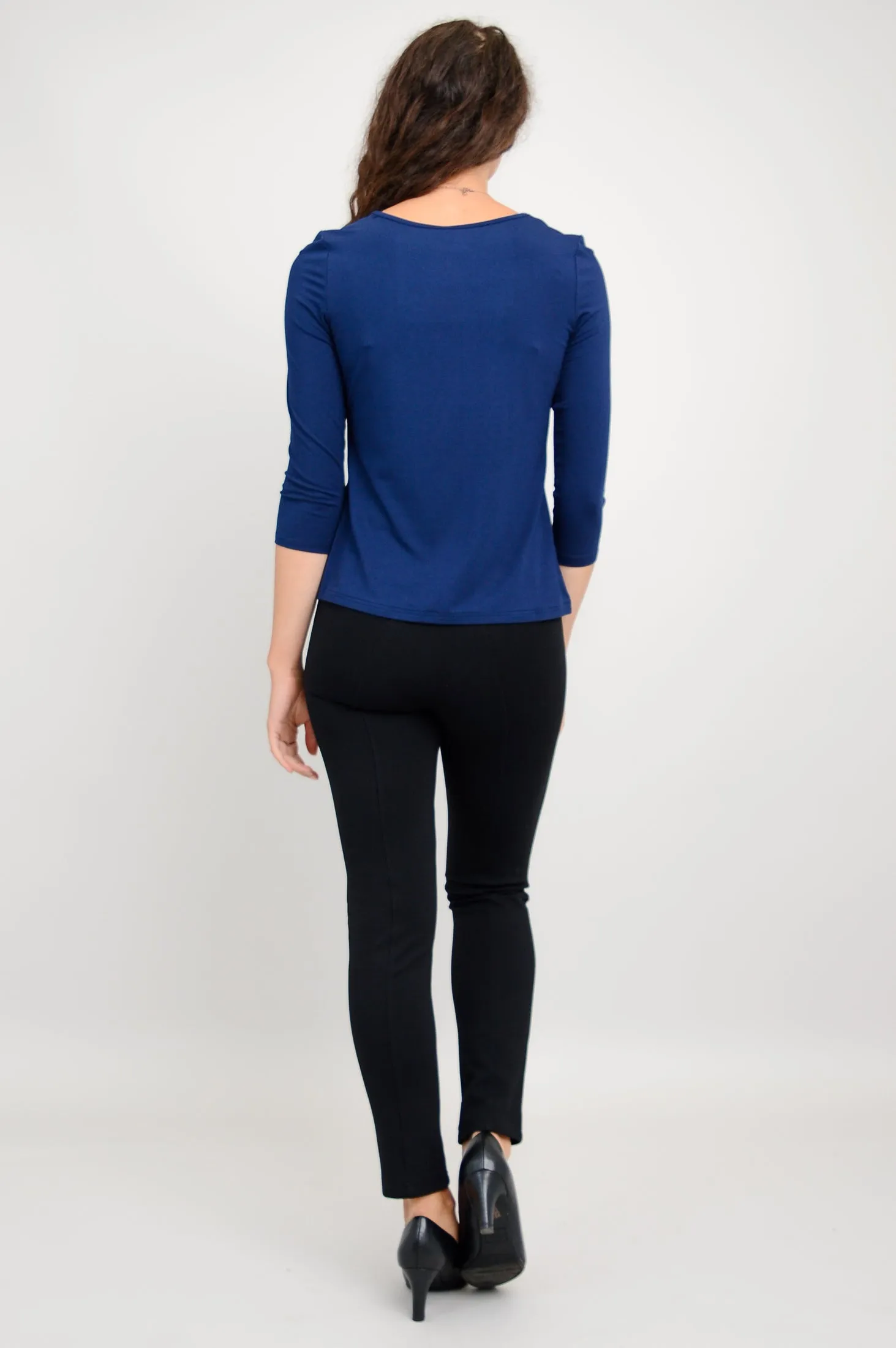 Margorie Top, Indigo, Bamboo- Final Sale sold by Blue Sky product image thumbnail 5