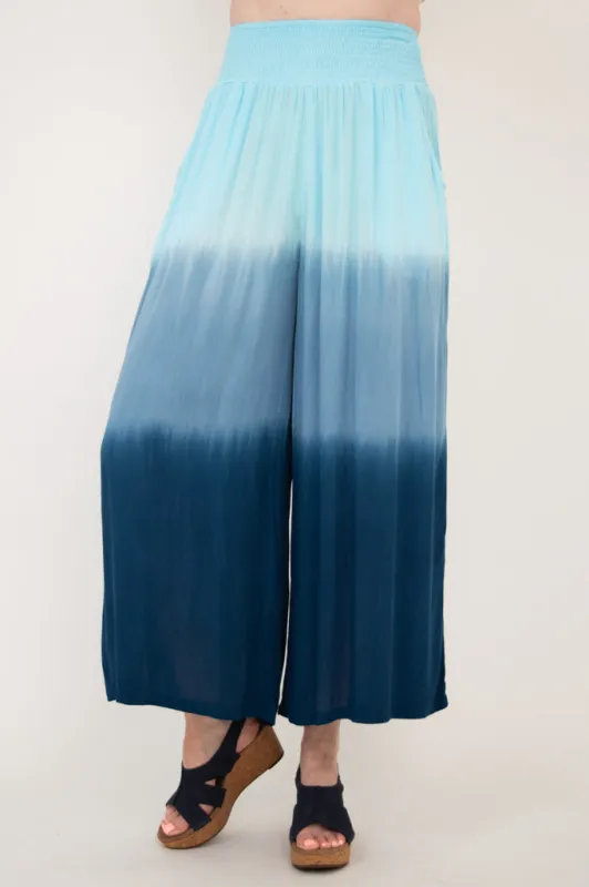 Sesa Pant, Turquoise Dip-Dye sold by Blue Sky
