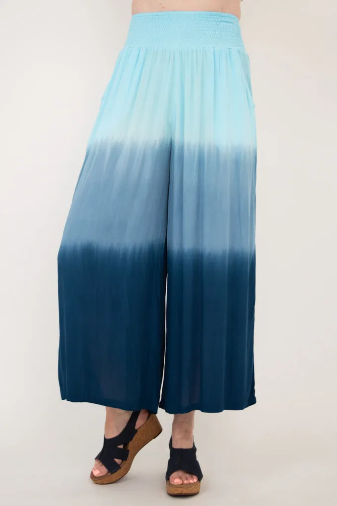Sesa Pant, Turquoise Dip-Dye sold by Blue Sky