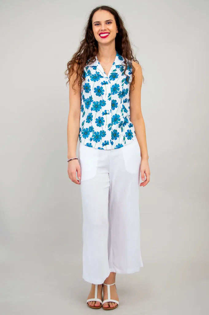 Lexa Tank, Aster, Linen Bamboo- Final Sale sold by Blue Sky product image thumbnail 4