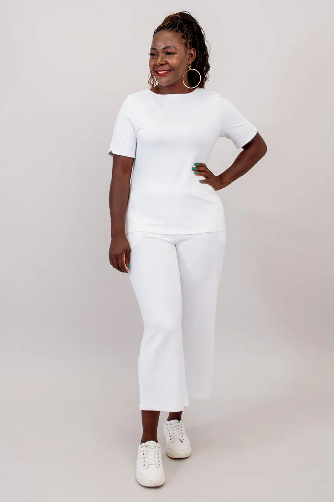 Sky Tee, White, Bamboo French Terry sold by Blue Sky product image thumbnail 2