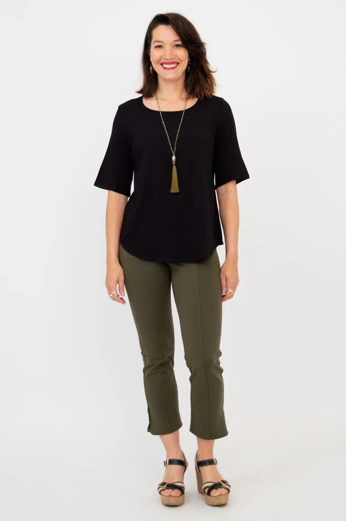 Liza Top, Black, Linen Bamboo sold by Blue Sky product image thumbnail 4