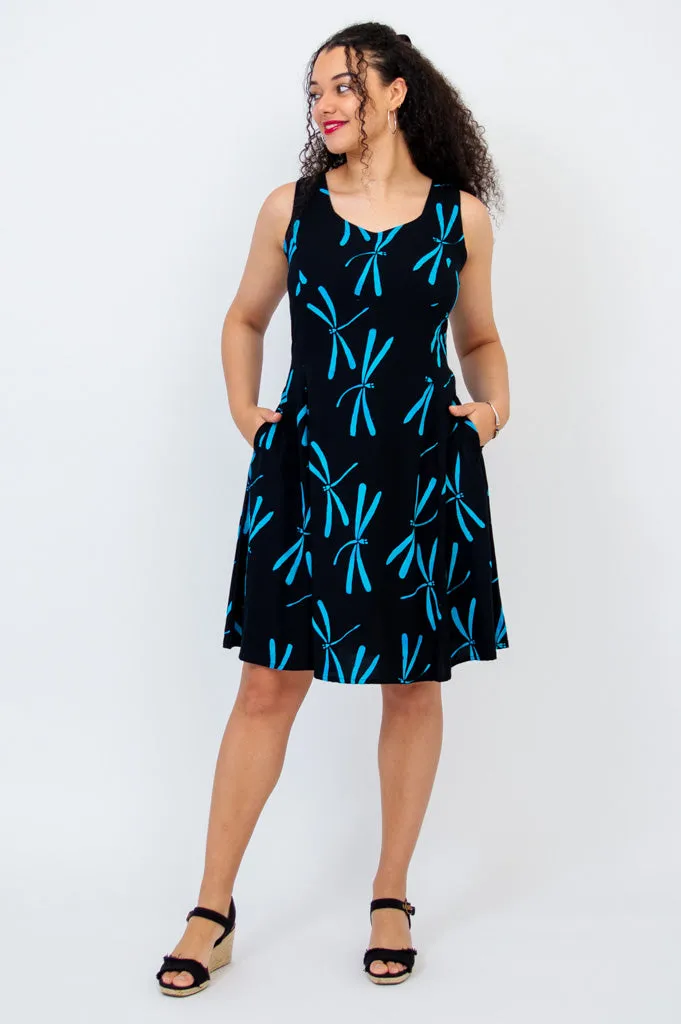Sweet Sara Dress, Turquoise Dragonfly sold by Blue Sky product image thumbnail 3