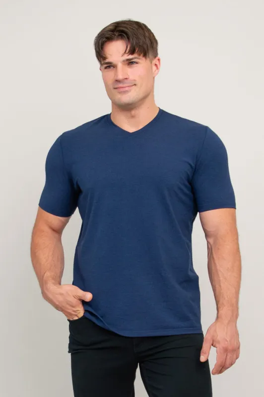 Adam Short Sleeve Shirt, Indigo, Bamboo made by Blue Sky
