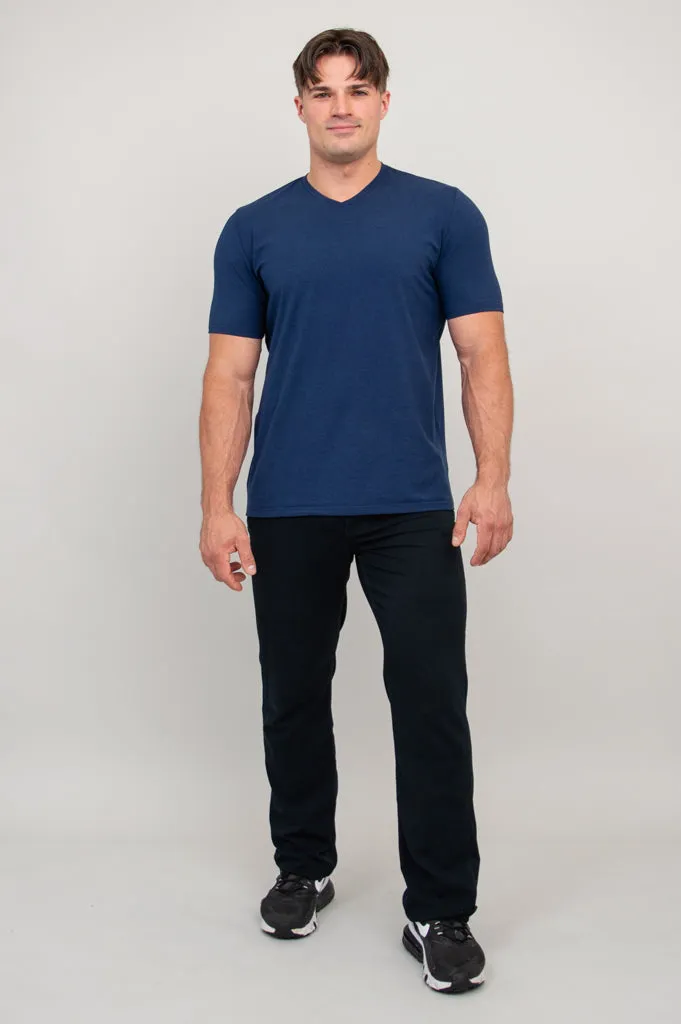 Adam Short Sleeve Shirt, Indigo, Bamboo sold by Blue Sky product image thumbnail 3