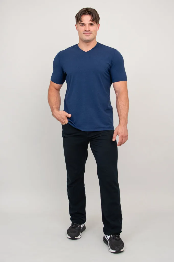 Adam Short Sleeve Shirt, Indigo, Bamboo sold by Blue Sky product image thumbnail 4