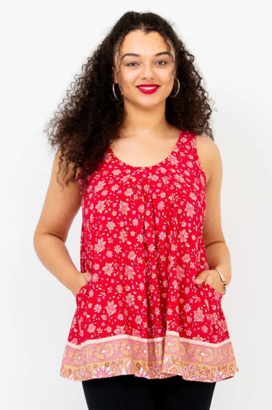 Peachy Tank, Fruit Punch - Final Sale sold by Blue Sky