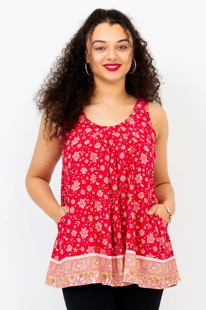 Peachy Tank, Fruit Punch - Final Sale sold by Blue Sky