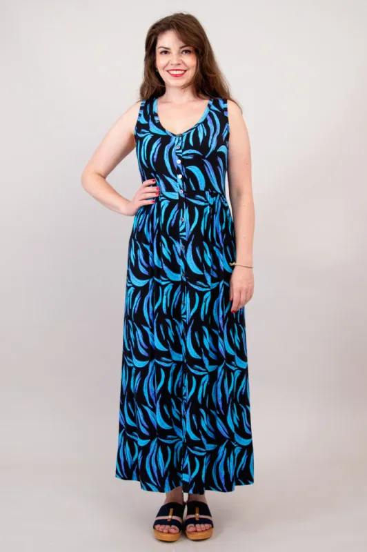 Liane N/S Dress, Cubana, Bamboo- Final Sale sold by Blue Sky