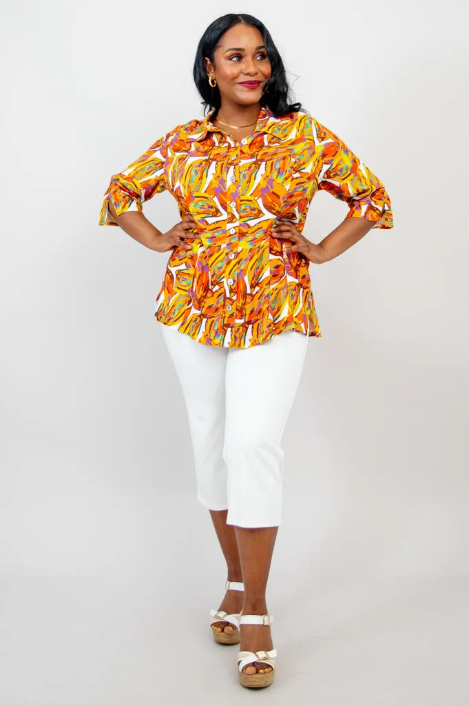 Lorine Blouse, Koko, Linen Bamboo - Final Sale sold by Blue Sky product image thumbnail 3