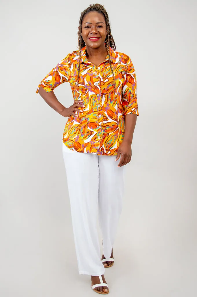 Lorine Blouse, Koko, Linen Bamboo - Final Sale sold by Blue Sky product image thumbnail 2