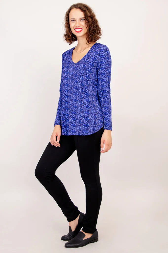 Jackie L/S Top, Midnight Leaves, Bamboo - Final Sale sold by Blue Sky product image thumbnail 5