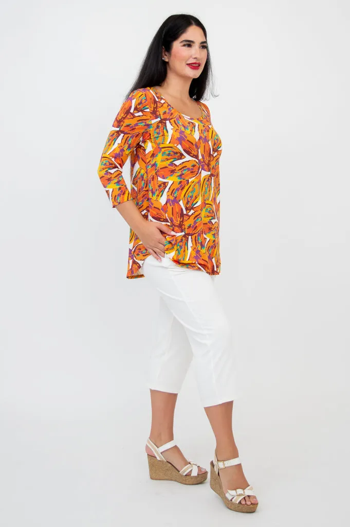 Jazz 3/4 Slv Top, Koko, Bamboo -Final Sale sold by Blue Sky product image thumbnail 4