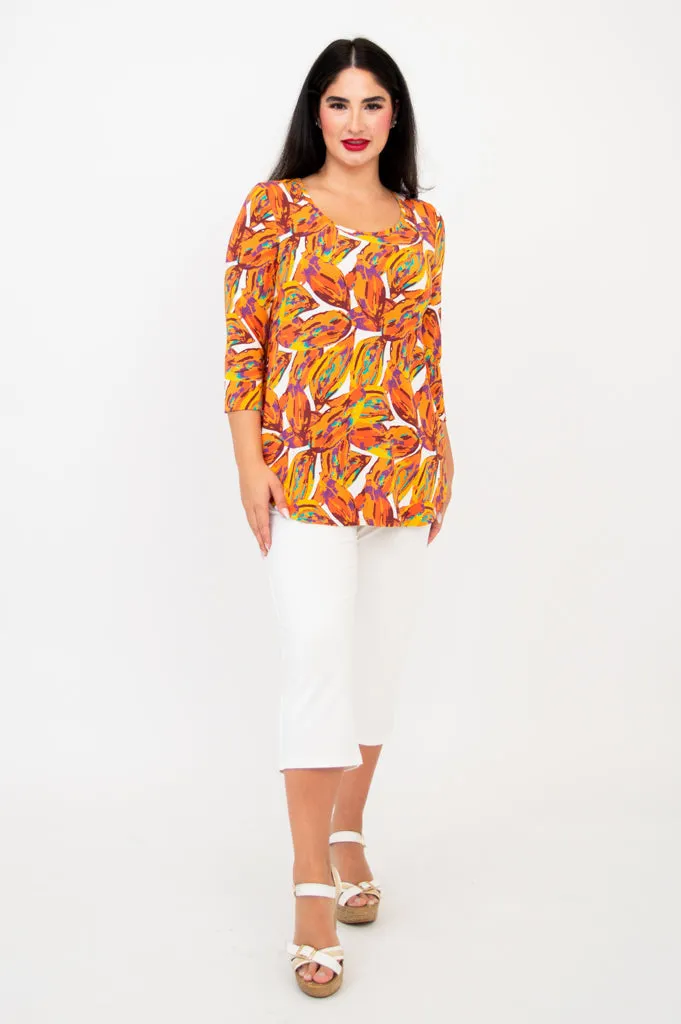 Jazz 3/4 Slv Top, Koko, Bamboo -Final Sale sold by Blue Sky product image thumbnail 5
