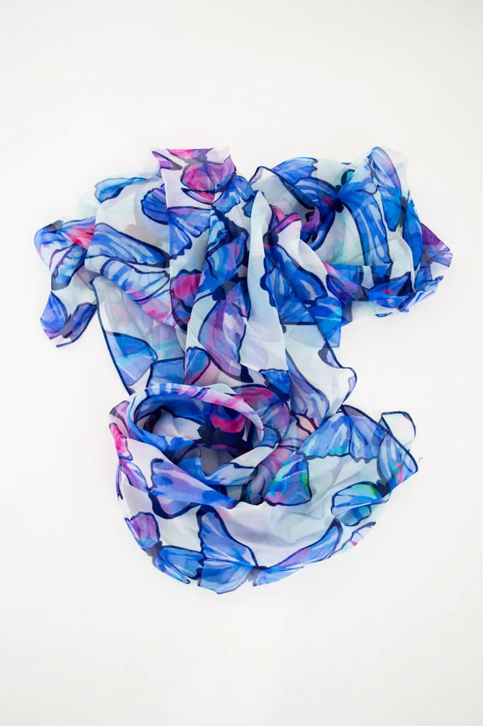 Silk Scarf, Butterfly sold by Blue Sky product image thumbnail 3