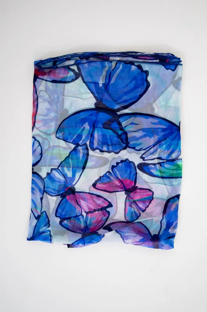 Silk Scarf, Butterfly sold by Blue Sky product image thumbnail 2