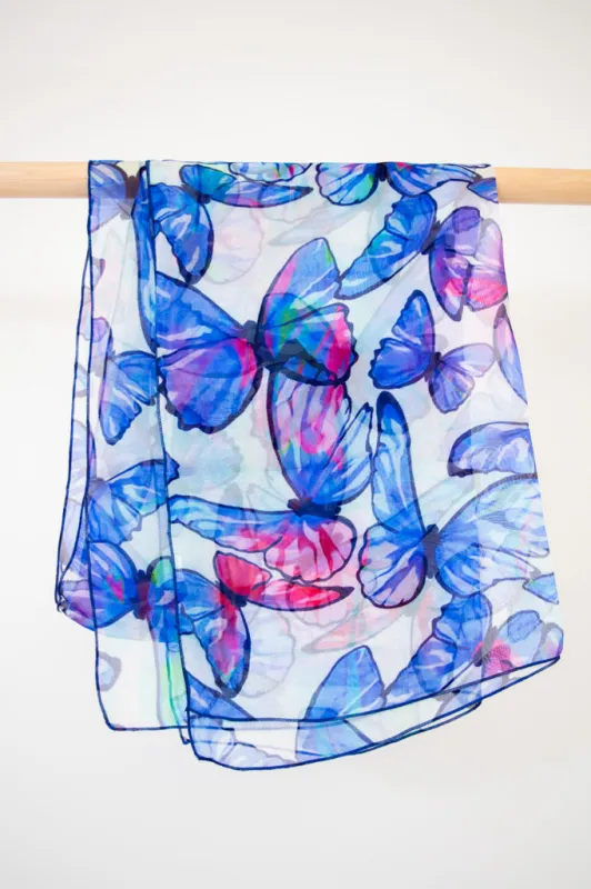 Silk Scarf, Butterfly sold by Blue Sky